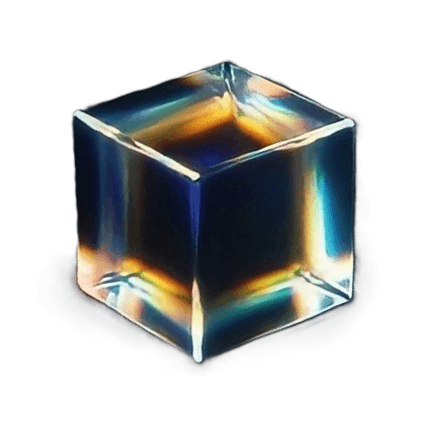glass cube